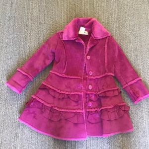 Pink fur jacket!!